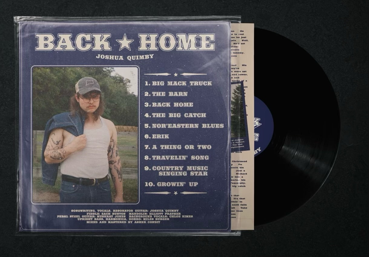 Joshua Quimby "Back Home" Signed Vinyl Record (Pre-Order)